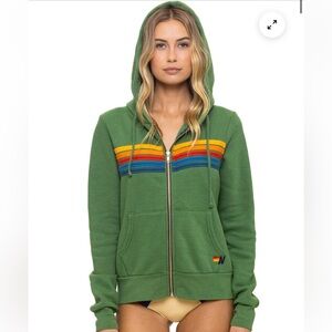 Aviator Nation Palm 5 Stripe Hoodie